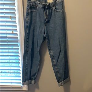 Denim mom jeans